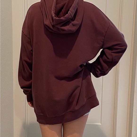 Ivy Park Women's Burgundy Hoodie Sweatshirt - Picture 3 of 12